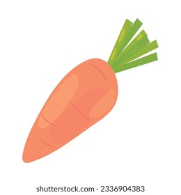 diseño aislado de icono de zanahoria de verduras frescas