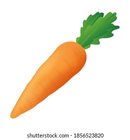 Carrot Fruit Emoji Vector Design. Art Illustration Agriculture Farm Product.