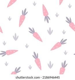 Los colores pastel son estrechos y a mano. Patrón con lindos animales de dibujos animados. Papel de los niños de Kawaii con mascotas. Ilustración vectorial para tela, papel, papel pintado, embalaje