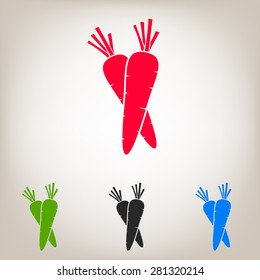 Carrot icon.