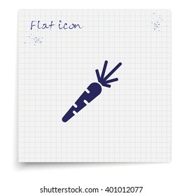 Carrot icon.