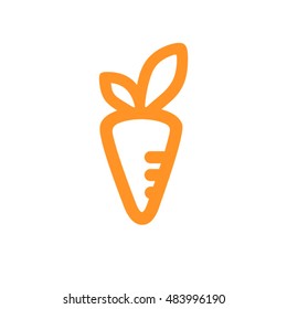 Carrot  icon. 