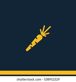 Carrot icon.