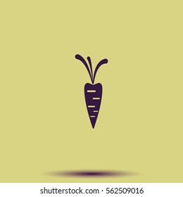 Carrot icon.