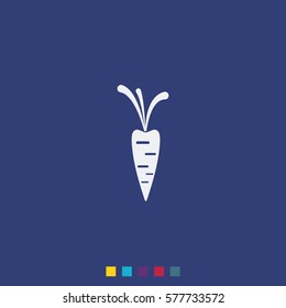 Carrot icon.