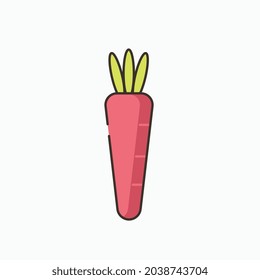 carrot icon for business website,apps, and many more