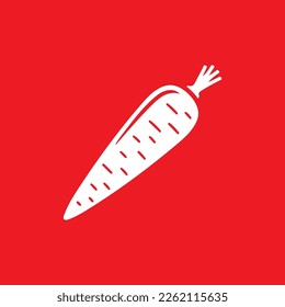 Carrot icon, common graphic resources, vector illustration.