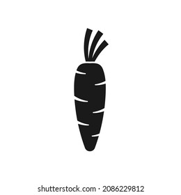 Carrot icon design template vector isolated illustration