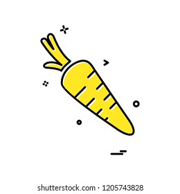 Carrot icon design vector