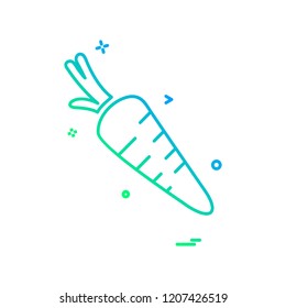 Carrot icon design vector