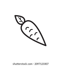 carrot icon design vector templates white on background