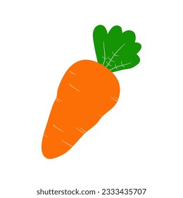 Carrot icon is designed simply for gardening or designs related to plants, especially carrots.