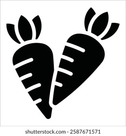 Carrot Icon Element For Design