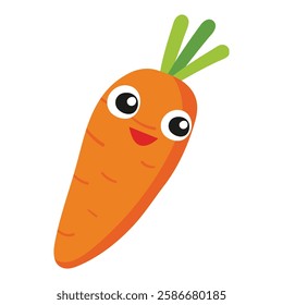 Carrot icon. Flat illustration of carrot vector icon for web design