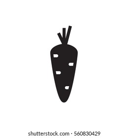 carrot icon illustration isolated vector sign symbol
