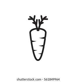 carrot icon illustration isolated vector sign symbol