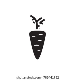 carrot icon illustration isolated vector sign symbol