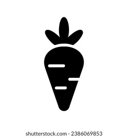 carrot icon illustration vector isolated