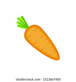 Carrot icon isolated on white background. Carrot icon simple sign. Carrot icon trendy and modern symbol for graphic and web design.