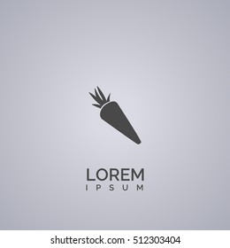 carrot icon. carrot logo