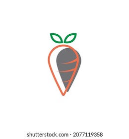 Símbolo de diseño plano del logotipo de icono de zanja