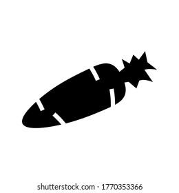 carrot icon or logo isolated sign symbol vector illustration - high quality black style vector icons

