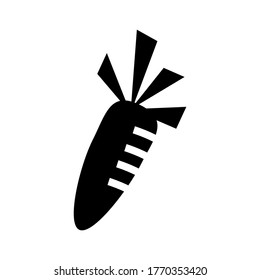 carrot icon or logo isolated sign symbol vector illustration - high quality black style vector icons
