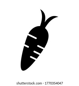 carrot icon or logo isolated sign symbol vector illustration - high quality black style vector icons
