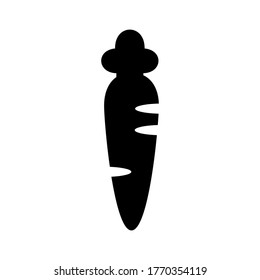 carrot icon or logo isolated sign symbol vector illustration - high quality black style vector icons
