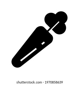 carrot icon or logo isolated sign symbol vector illustration - high quality black style vector icons
