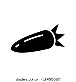 carrot icon or logo isolated sign symbol vector illustration - high quality black style vector icons
