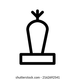 carrot icon or logo isolated sign symbol vector illustration - high quality black style vector icons
