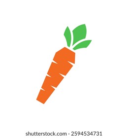 Carrot icon logo vector design