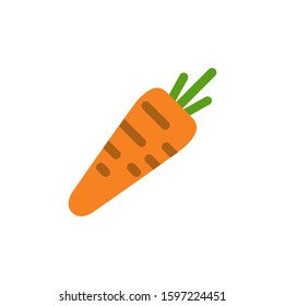 carrot icon on a white background