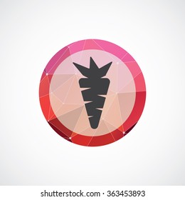 carrot icon, on white background