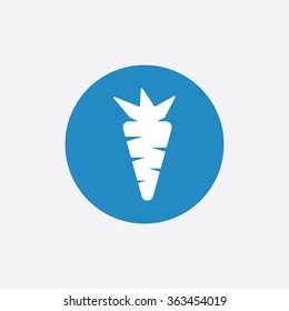 carrot icon, on white background