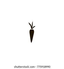 carrot icon. sign design