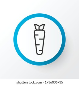Carrot icon symbol. Premium quality isolated root element in trendy style.
