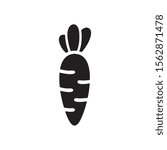 Carrot icon in trendy flat style design. Vector graphic illustration. Suitable for website design, logo, app, and ui. EPS 10.