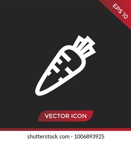 Carrot icon vector