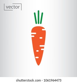 carrot icon vector