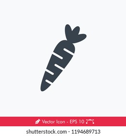 Carrot Icon / Vector