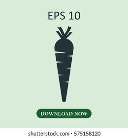 Carrot icon vector