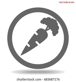 Carrot Icon vector