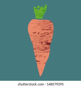 Carrot icon. Vector art