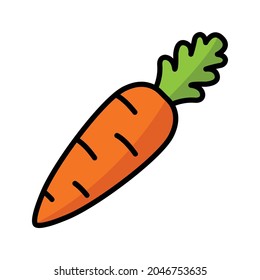 carrot icon vector design template