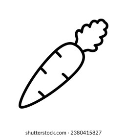 carrot icon vector design template simple and clean