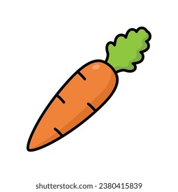 carrot icon vector design template simple and clean