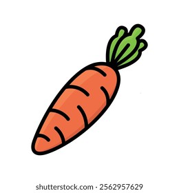 carrot icon vector design template elegant style