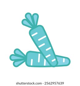 carrot icon vector design template elegant style